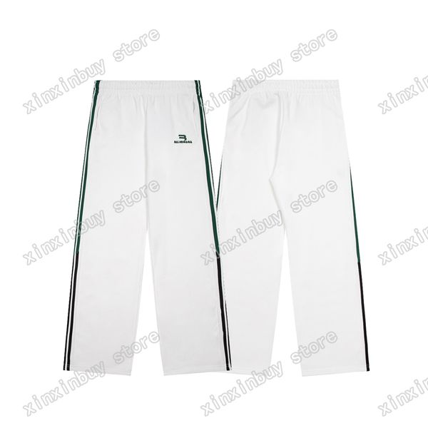 xinxinbuy men designer pants paris france letter embroidery side webbing cotton women white green m-2xl, Black;brown
xinxinbuy men designer pants paris france letter embroidery side webbing cotton women white green m-2xl, Black;brown
