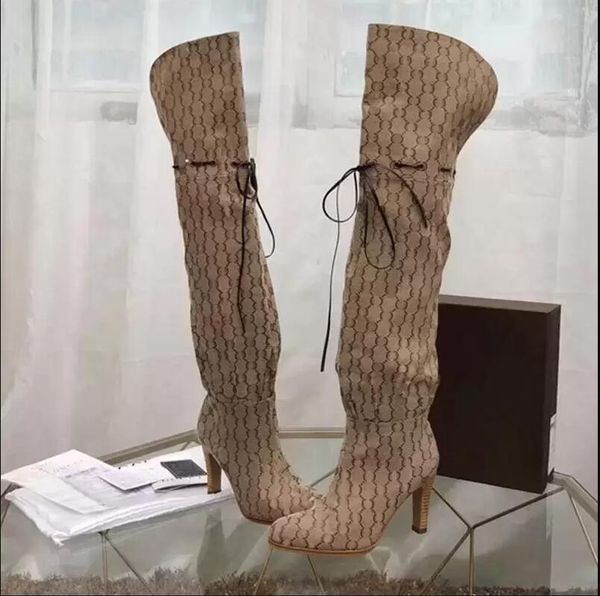 women boots leather red beige canvas over the knee boots zipper laces fashion luxury high heel womens casual, Black
women boots leather red beige canvas over the knee boots zipper laces fashion luxury high heel womens casual, Black