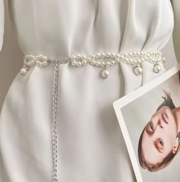 elegant women waist belt female girls dress crystal strap pearl wedding chain belt, Black;brown
elegant women waist belt female girls dress crystal strap pearl wedding chain belt, Black;brown