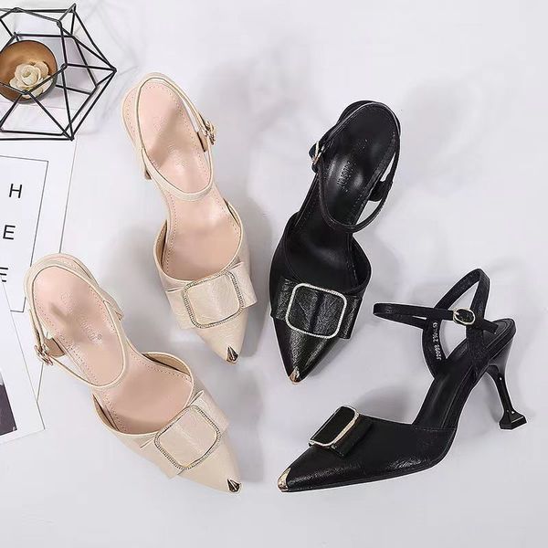 womens designer luxury high heels genuine leather sandals party fashion women dance one word buckle shoe covered toe stiletto pointed toe mi, Black
womens designer luxury high heels genuine leather sandals party fashion women dance one word buckle shoe covered toe stiletto pointed toe mi, Black