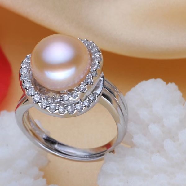 fashion natural freshwater pearl ring with zircon stones various colors and styles gift for women jewelry fashion has personality, Silver
fashion natural freshwater pearl ring with zircon stones various colors and styles gift for women jewelry fashion has personality, Silver