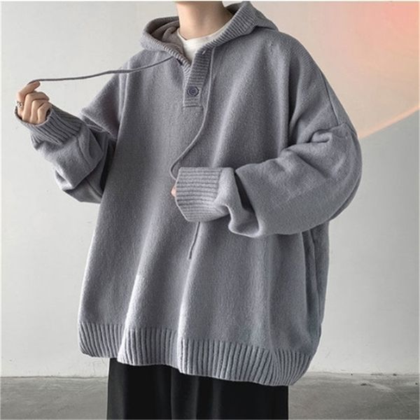 mens sweaters hooded spring autumn fashion pullover loose solid knitted sweater korean streetwear men knitwear hoodies 220914, White;black
mens sweaters hooded spring autumn fashion pullover loose solid knitted sweater korean streetwear men knitwear hoodies 220914, White;black