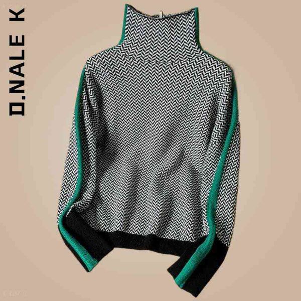 women's sweaters d.nale k 2022 winter women's loose casual turtleneck sweater warm pullover commuter elegant women's retro co, White;black
women's sweaters d.nale k 2022 winter women's loose casual turtleneck sweater warm pullover commuter elegant women's retro co, White;black
