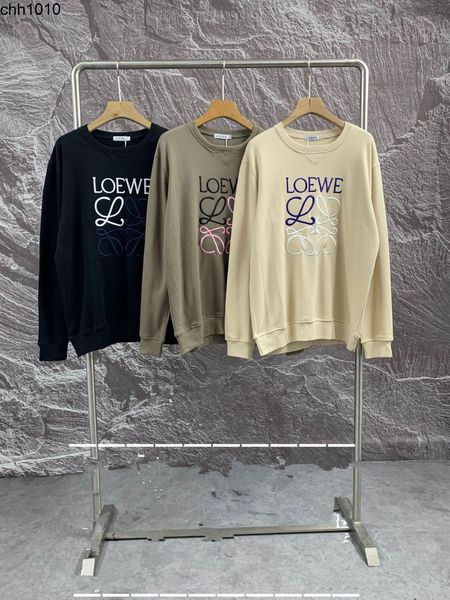 high version new letter letter embroidery men and women's same round neck sweater fashion brand lovers long sleeve, Black
high version new letter letter embroidery men and women's same round neck sweater fashion brand lovers long sleeve, Black