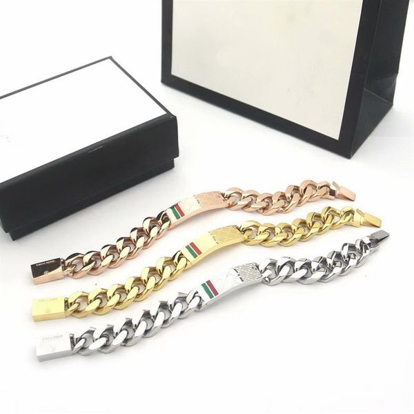 europe america fashion style men lady women titanium steel red green enamel thick chain bracelet with engraved g initials square p244a, Black
europe america fashion style men lady women titanium steel red green enamel thick chain bracelet with engraved g initials square p244a, Black