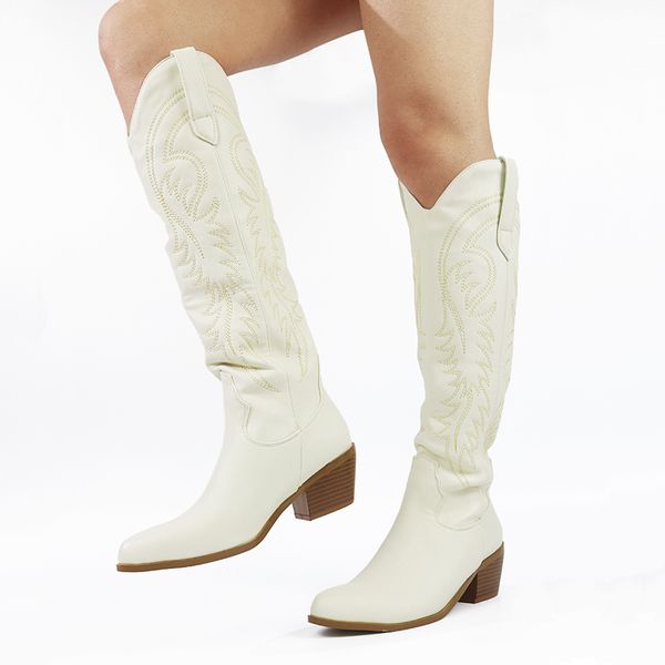 boots aosphiraylian western retro cowboy for women embroidery sewing floral vintage autumn winter knee high 220915, Black
boots aosphiraylian western retro cowboy for women embroidery sewing floral vintage autumn winter knee high 220915, Black