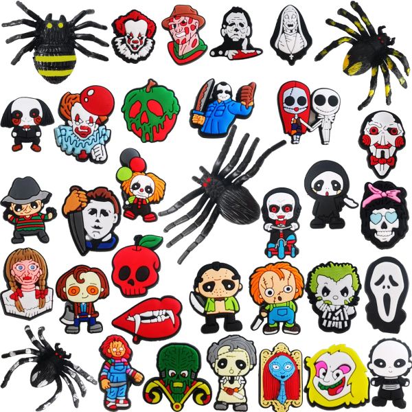 shoe parts accessories l halloween horror skl charms for clog scary bracelet wristband kids girl boys adts men women party shoescharm, White;pink
shoe parts accessories l halloween horror skl charms for clog scary bracelet wristband kids girl boys adts men women party shoescharm, White;pink