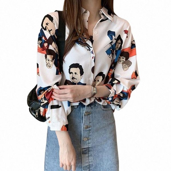 women blouses 2021 vintage long sleeve turn down collar office shirt leisure blouse casual plus size blusas femininas women's & shirts, White
women blouses 2021 vintage long sleeve turn down collar office shirt leisure blouse casual plus size blusas femininas women's & shirts, White