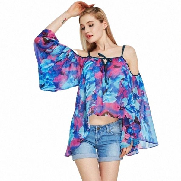 women chiffon blouse floral printed shirts loose and cool beachwear casual female spring summer tees women's blouses & v8rj#, White
women chiffon blouse floral printed shirts loose and cool beachwear casual female spring summer tees women's blouses & v8rj#, White