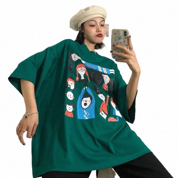t-shirt womens 2021 summer harajuku style fashion cartoon printing o-neck short sleeve t-shirt female tees selling o5nc#, White
t-shirt womens 2021 summer harajuku style fashion cartoon printing o-neck short sleeve t-shirt female tees selling o5nc#, White