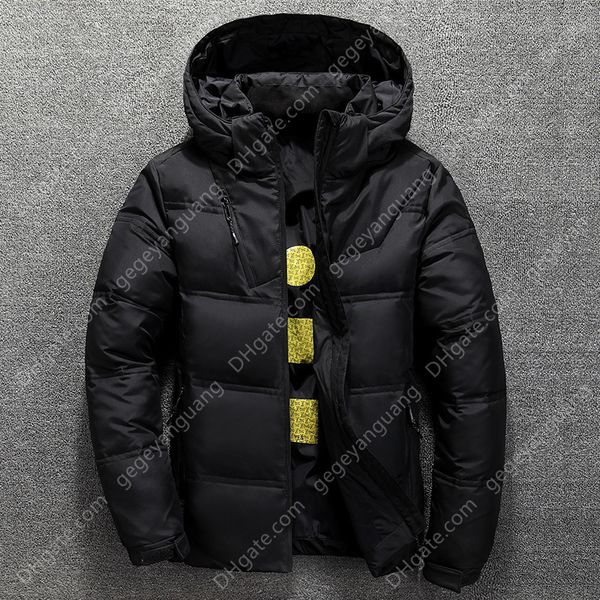 warm men coat casual autumn stand collar puffer thick hat white duck parka male men's winter down jacket with hood, Black
warm men coat casual autumn stand collar puffer thick hat white duck parka male men's winter down jacket with hood, Black