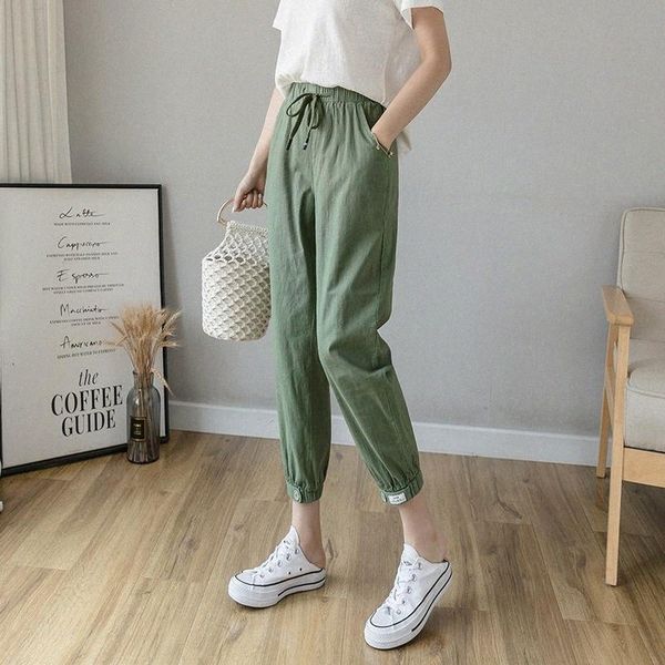 arrival summer korean style women loose casual elastic waist harem pants vintga cotton linen ankle-length b346 women's & capris u80x#, Black;white
arrival summer korean style women loose casual elastic waist harem pants vintga cotton linen ankle-length b346 women's & capris u80x#, Black;white