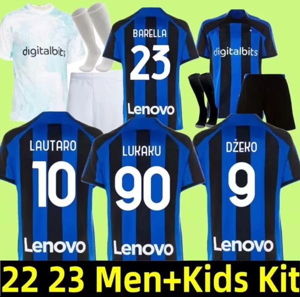 22 23 lukaku inter soccer jerseys dzeko lautaro 2022 2023 brozovic calhanoglu alexis j.correa barella milan football shirt uniforms mens jer, Black
22 23 lukaku inter soccer jerseys dzeko lautaro 2022 2023 brozovic calhanoglu alexis j.correa barella milan football shirt uniforms mens jer, Black