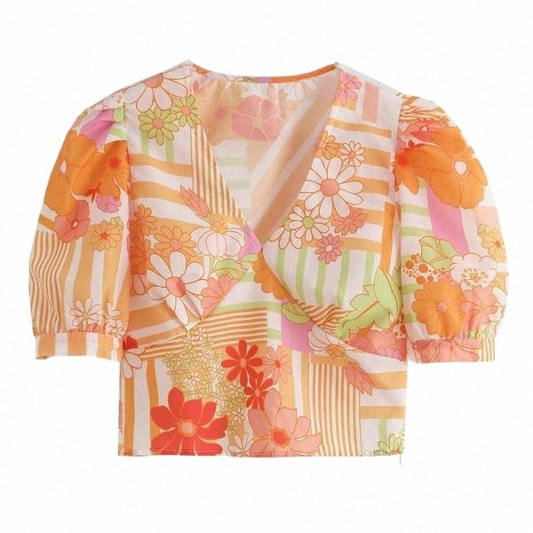 2021 summer women's new round neck short sleeve waist fashionable elegant oil painting print short shirt k2tc#, White
2021 summer women's new round neck short sleeve waist fashionable elegant oil painting print short shirt k2tc#, White