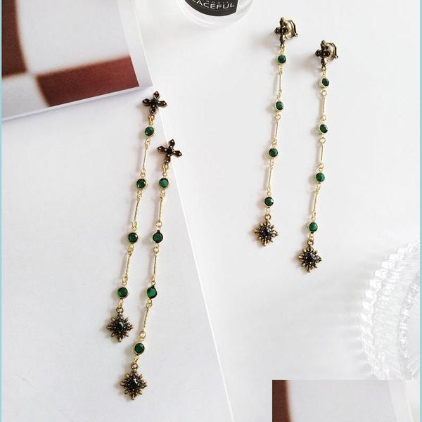 dangle chandelier fashion versatile metal long embellished neck chain earrings trend temperament cross gothic style ear jewelshops dhlf4, Silver
dangle chandelier fashion versatile metal long embellished neck chain earrings trend temperament cross gothic style ear jewelshops dhlf4, Silver