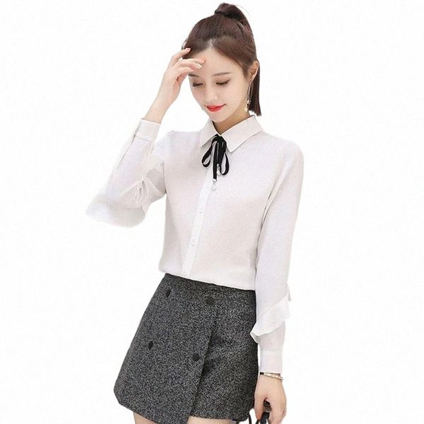 lace up bow tie autumn women chiffon blouse ruffles patchwork white shirt leisure long sleeve pink ladies blusas xxl women's blo blous
lace up bow tie autumn women chiffon blouse ruffles patchwork white shirt leisure long sleeve pink ladies blusas xxl women's blo blous