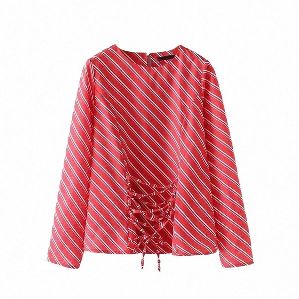 women's blouses & shirts philosophy 2021 spring stripe printed shirt women blouse casual lace up long sleeve female zipper c83u#, White
women's blouses & shirts philosophy 2021 spring stripe printed shirt women blouse casual lace up long sleeve female zipper c83u#, White