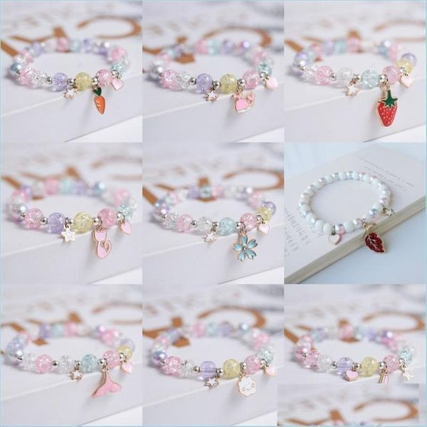 beaded strands cute popcorn beads bracelet friendship glass bracelets for girls star moon cloud flower jewelry accessories wholesale dhbvg, Black
beaded strands cute popcorn beads bracelet friendship glass bracelets for girls star moon cloud flower jewelry accessories wholesale dhbvg, Black
