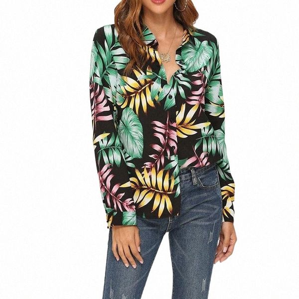 popular turn-down collar chiffon printed long sleeve women's shirt blouses p53p#, White
popular turn-down collar chiffon printed long sleeve women's shirt blouses p53p#, White
