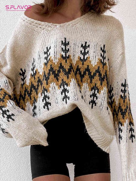 women's sweaters s.flavor elegant v-neck batwing long sleeve loose sweater for women fun printed knitted pullover sweater autumn fashio, White;black
women's sweaters s.flavor elegant v-neck batwing long sleeve loose sweater for women fun printed knitted pullover sweater autumn fashio, White;black