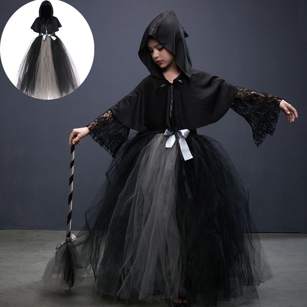 special occasions halloween costume children witch cosplay girls dress broom teens baby princess outfit set kids carnival festival gifts 220, Blue
special occasions halloween costume children witch cosplay girls dress broom teens baby princess outfit set kids carnival festival gifts 220, Blue