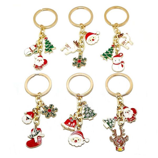 creative christmas keychain keyring key holder santa snowman elk xmas tree pendant car bag charms new year party lovely gift, Slivery;golden
creative christmas keychain keyring key holder santa snowman elk xmas tree pendant car bag charms new year party lovely gift, Slivery;golden