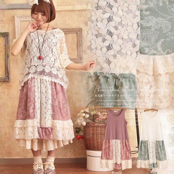 mori girl sweet embroidery dress women patchwork tank bottoming lace floral hollow out sleeveless female kawaii c083 casual dresses 68n2#, Black;gray
mori girl sweet embroidery dress women patchwork tank bottoming lace floral hollow out sleeveless female kawaii c083 casual dresses 68n2#, Black;gray