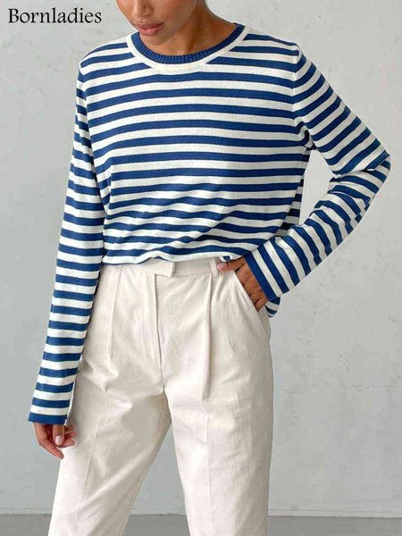 women's sweaters bornladies knitted stripe sweater women 2022 autumn winter loose casual thick pullovers female warm long-sleeved round, White;black
women's sweaters bornladies knitted stripe sweater women 2022 autumn winter loose casual thick pullovers female warm long-sleeved round, White;black