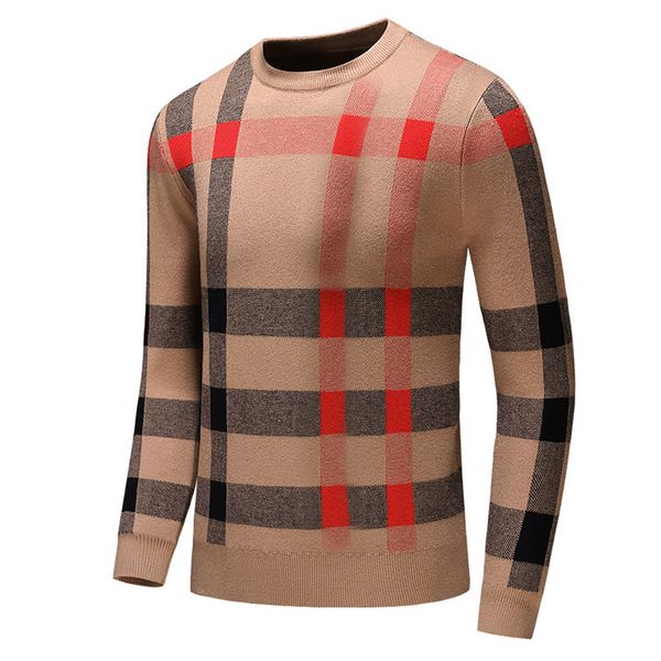 designer men and women sweaters classic plaid luxury knit sweaters round neck casual fashion winter warm comfortable versatile bottoming pul, White;black
designer men and women sweaters classic plaid luxury knit sweaters round neck casual fashion winter warm comfortable versatile bottoming pul, White;black