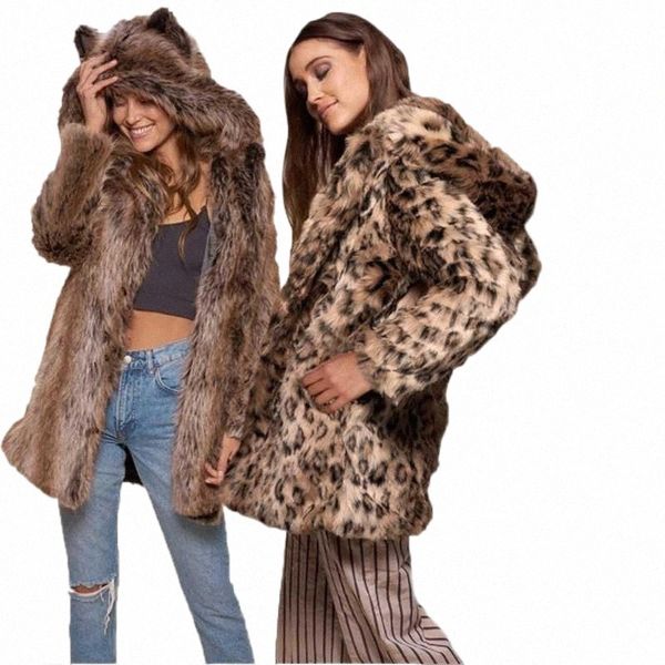 2020 winter new women's coat with hood luxury mid-length faux fur coat outerwear chic overcoat warm female coats1 p7du#, Black
2020 winter new women's coat with hood luxury mid-length faux fur coat outerwear chic overcoat warm female coats1 p7du#, Black