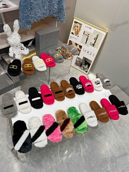 paris embroidery designer slippers men women comfort furry slide sheep wool leather sandals winter fluffy l warm slides flip flops 35-45, Black
paris embroidery designer slippers men women comfort furry slide sheep wool leather sandals winter fluffy l warm slides flip flops 35-45, Black
