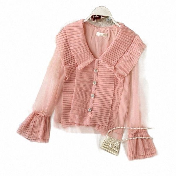spring autumn white blouse women vinatge mesh blusas mujer de moda 2021 elegant ladies long sleeve shirt women's blouse lw z20y#
spring autumn white blouse women vinatge mesh blusas mujer de moda 2021 elegant ladies long sleeve shirt women's blouse lw z20y#