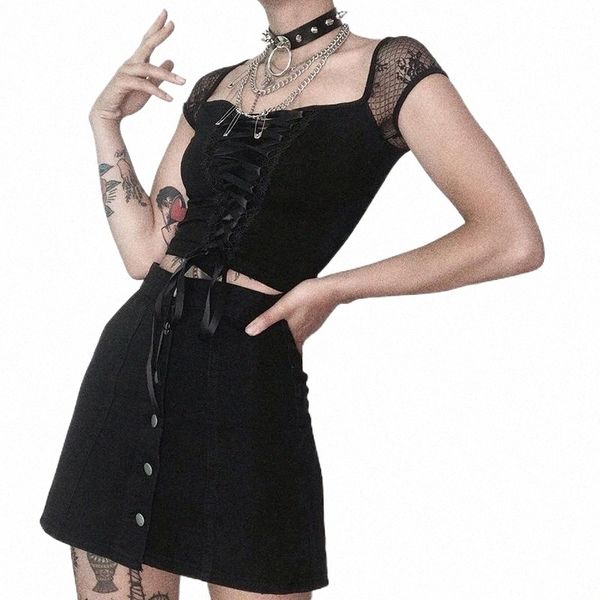 women lace patchwork short sleeve hollow out slim bodycon t shirt fashion streetwear vintage casual mesh tee women's t-shirt j6iy#, White
women lace patchwork short sleeve hollow out slim bodycon t shirt fashion streetwear vintage casual mesh tee women's t-shirt j6iy#, White