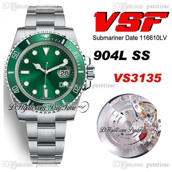 vsf v3 40mm vs3135 automatic mens watch ceramics bezel green dial 904l oystersteel bracelet super edition same series card puretime b2, Slivery;brown
vsf v3 40mm vs3135 automatic mens watch ceramics bezel green dial 904l oystersteel bracelet super edition same series card puretime b2, Slivery;brown