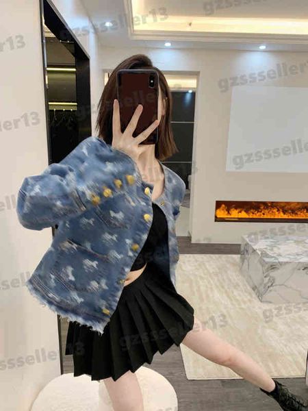 womens jacket allover logo print denim jacket classic short round neck button cardigan jackets designer women clothing, Black;brown
womens jacket allover logo print denim jacket classic short round neck button cardigan jackets designer women clothing, Black;brown