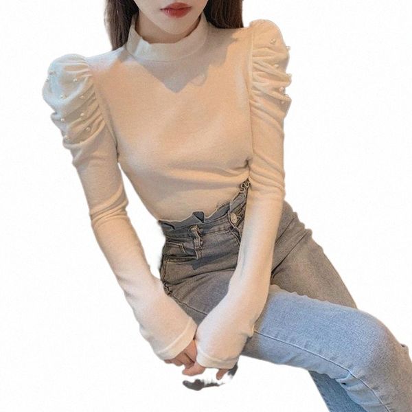 pullover sweater women 2021 new spring autumn korean fashion all-match solid color long sleeve puff sleeve knitting shirt a3021 e5rv#, White;black
pullover sweater women 2021 new spring autumn korean fashion all-match solid color long sleeve puff sleeve knitting shirt a3021 e5rv#, White;black