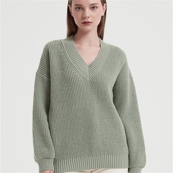 women's knits tees wixra women basic v neck sweater warm thick loose pullovers solid jumper casual autumn winter 220915, White
women's knits tees wixra women basic v neck sweater warm thick loose pullovers solid jumper casual autumn winter 220915, White