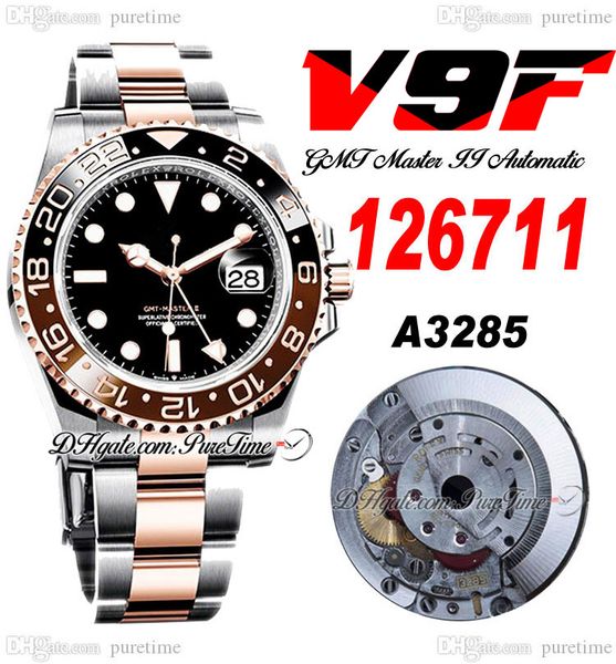 v9f gmt root beer a3285 automatic mens watch 126711 two tone rose gold cola ceramic bezel black dial 904l oystersteel bracelet super edition, Slivery;brown
v9f gmt root beer a3285 automatic mens watch 126711 two tone rose gold cola ceramic bezel black dial 904l oystersteel bracelet super edition, Slivery;brown