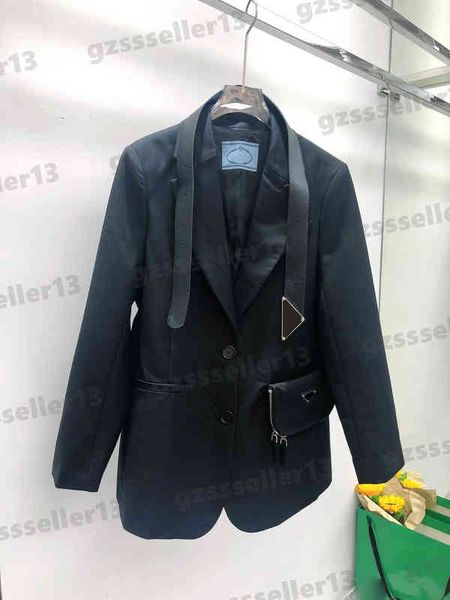 designer womens jacket luxury triangle logo pattern blazer fashion brand single breasted autumn and winter jackets luxury women clothing 091, Black;brown
designer womens jacket luxury triangle logo pattern blazer fashion brand single breasted autumn and winter jackets luxury women clothing 091, Black;brown