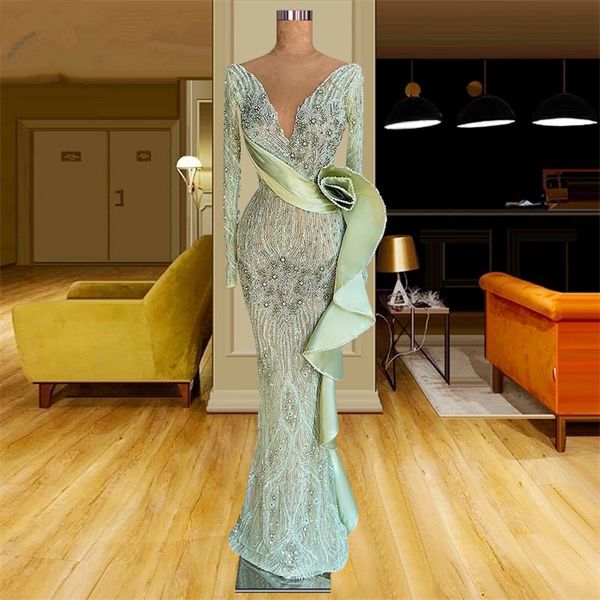 mint green heavy beaded prom dresses long sleeves lace appliques party dresses v neck custom made evening dress, Black;red
mint green heavy beaded prom dresses long sleeves lace appliques party dresses v neck custom made evening dress, Black;red