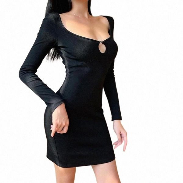 women solid color square neck long sleeve chest button mini bodycon dress casual dresses h7nm#, Black;gray
women solid color square neck long sleeve chest button mini bodycon dress casual dresses h7nm#, Black;gray