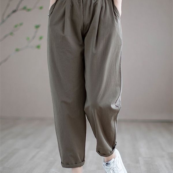 women's pants capris women cotton casual pants spring simple style solid color all-match loose female high waist ankle-length pants b17, Black;white
women's pants capris women cotton casual pants spring simple style solid color all-match loose female high waist ankle-length pants b17, Black;white