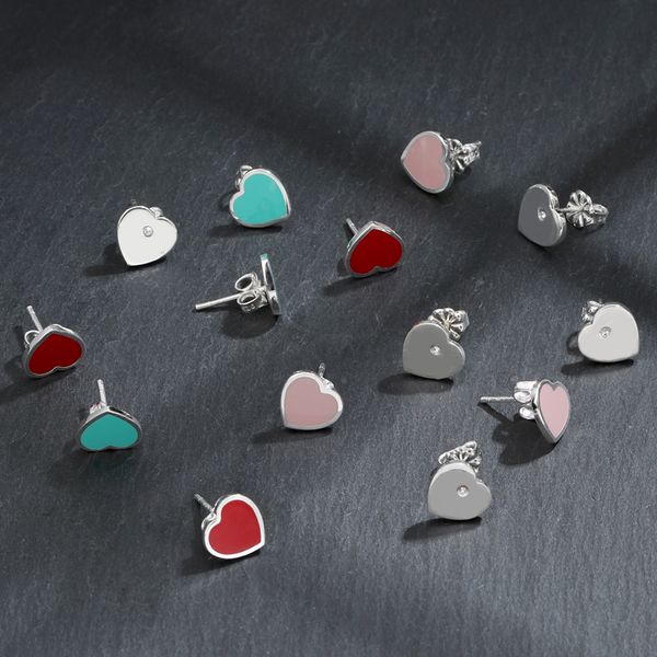 love enamel stud earrings fashion 925 silver luxury jewelry gifts for women, Golden;silver
love enamel stud earrings fashion 925 silver luxury jewelry gifts for women, Golden;silver