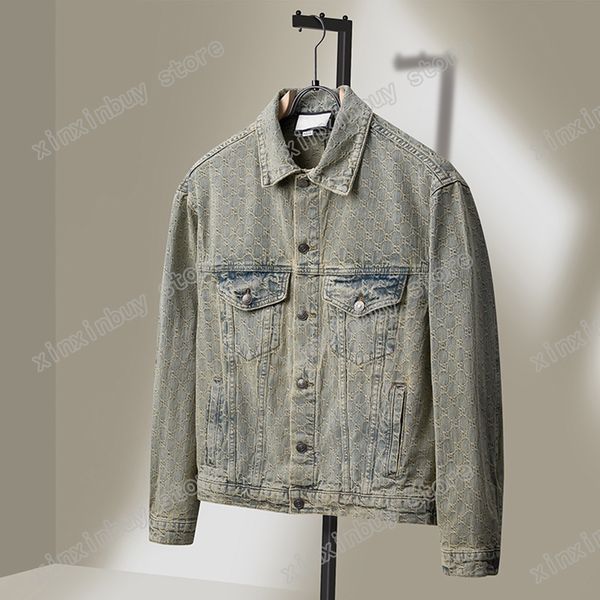 xinxinbuy men designer coats jacket denim jacquard letter paris long sleeve women black yellow gray s-2xl, Black;brown
xinxinbuy men designer coats jacket denim jacquard letter paris long sleeve women black yellow gray s-2xl, Black;brown