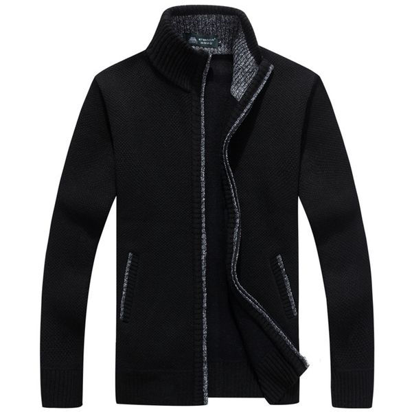 men's wool blends drop sweater men autumn winter sweatercoats male thick cardigan mens sweater jackets casual zipper knitwear size m-3x, Black
men's wool blends drop sweater men autumn winter sweatercoats male thick cardigan mens sweater jackets casual zipper knitwear size m-3x, Black