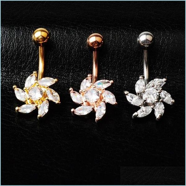 navel bell button rings stainless steel navel pin human body puncture zircon inlaid fashion ornaments bauhinia man woman high qualit dhfwa, Silver
navel bell button rings stainless steel navel pin human body puncture zircon inlaid fashion ornaments bauhinia man woman high qualit dhfwa, Silver
