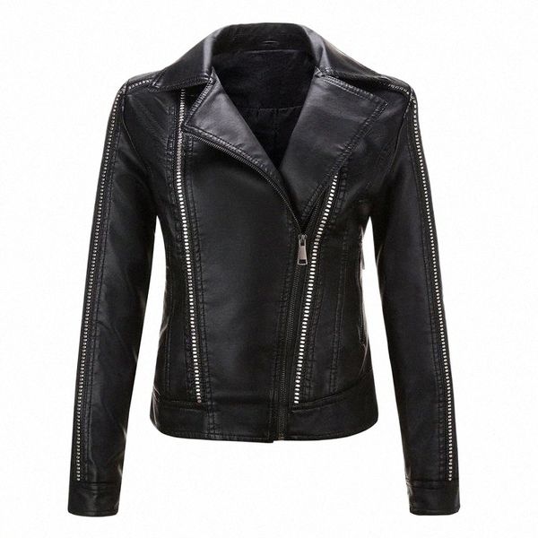 women's jackets 2022 spring autumn coats and women motorcycle leather black coat slim pu bomer jacket z7iq#, Black;brown
women's jackets 2022 spring autumn coats and women motorcycle leather black coat slim pu bomer jacket z7iq#, Black;brown