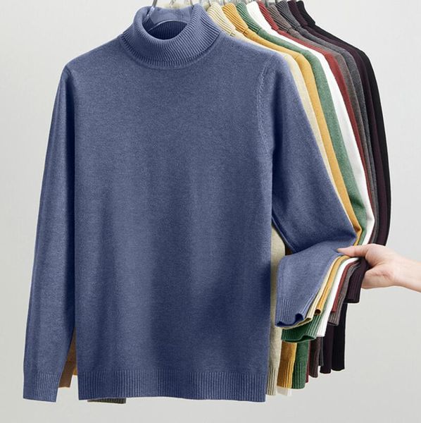 2023 new men turtleneck sweater solid color winter business casual men's pullovers jumpers turtleneck man clothing, White;black
2023 new men turtleneck sweater solid color winter business casual men's pullovers jumpers turtleneck man clothing, White;black