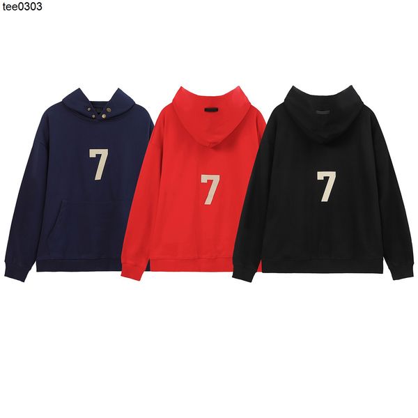 high version fog season 7 main line flocking printing 7 high street casual hoodies are popular, Black
high version fog season 7 main line flocking printing 7 high street casual hoodies are popular, Black