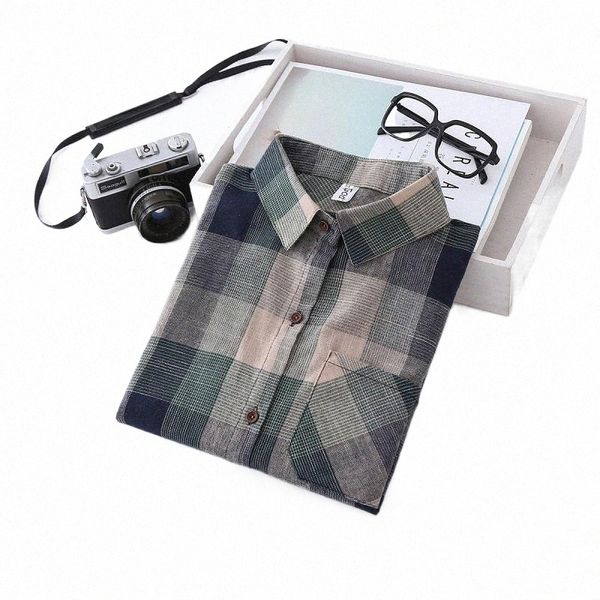 arrival plaid women shirts long sleeve checked womens blouse casual lovely college style ladies green cute shirt women's blouses & 456, White
arrival plaid women shirts long sleeve checked womens blouse casual lovely college style ladies green cute shirt women's blouses & 456, White